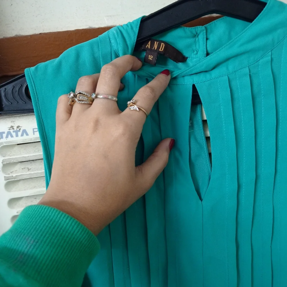AND Firozi Blue top - Picture 4 of 6
